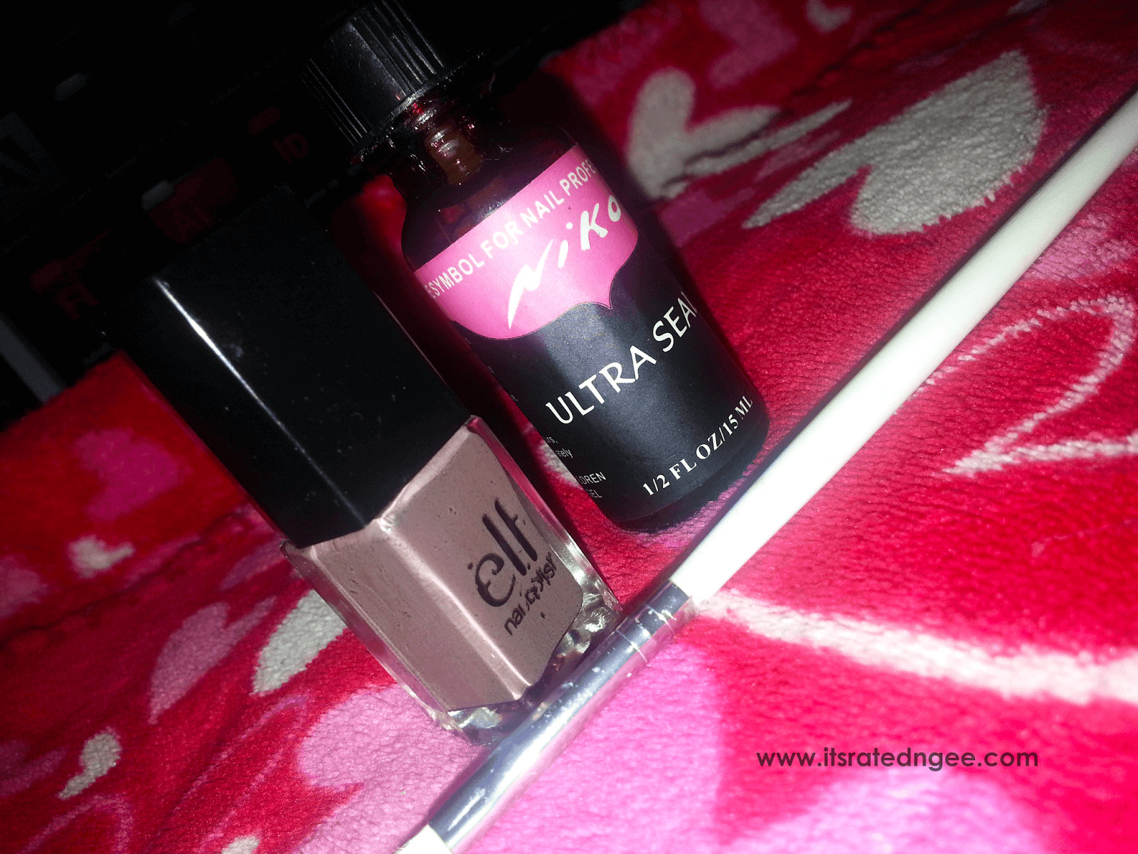 DIY Gel Manicure Smoky Brown