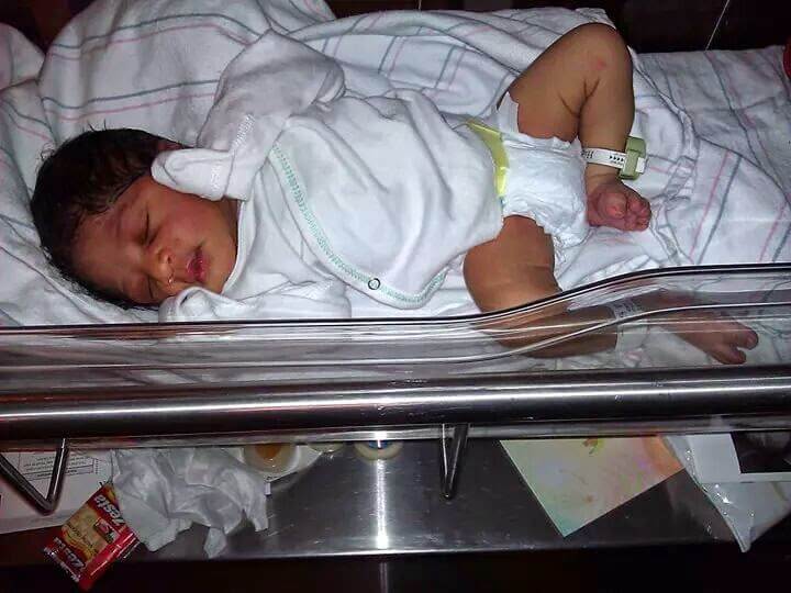 first bath in hospital