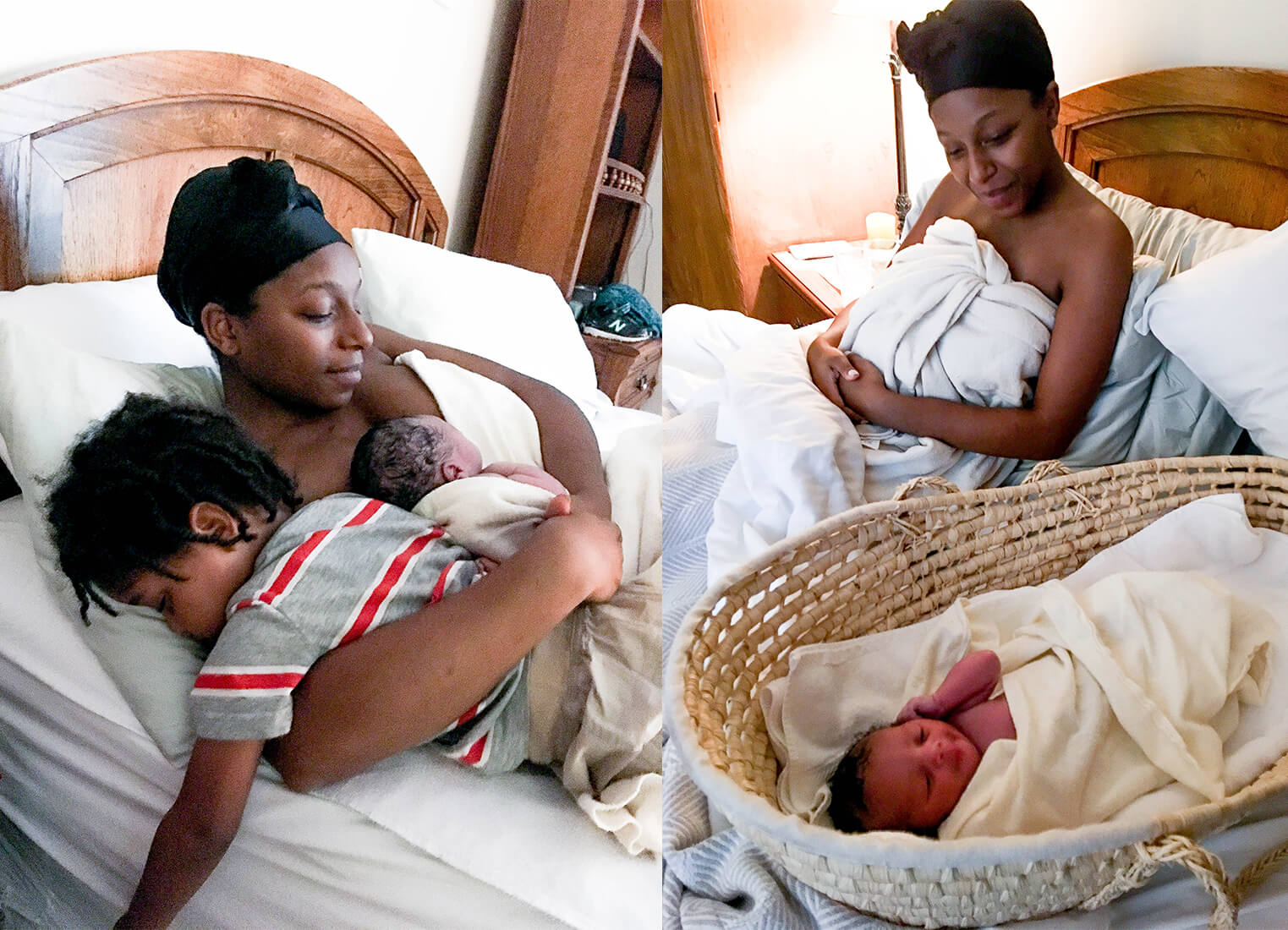 labor natural birth story baby Nala
