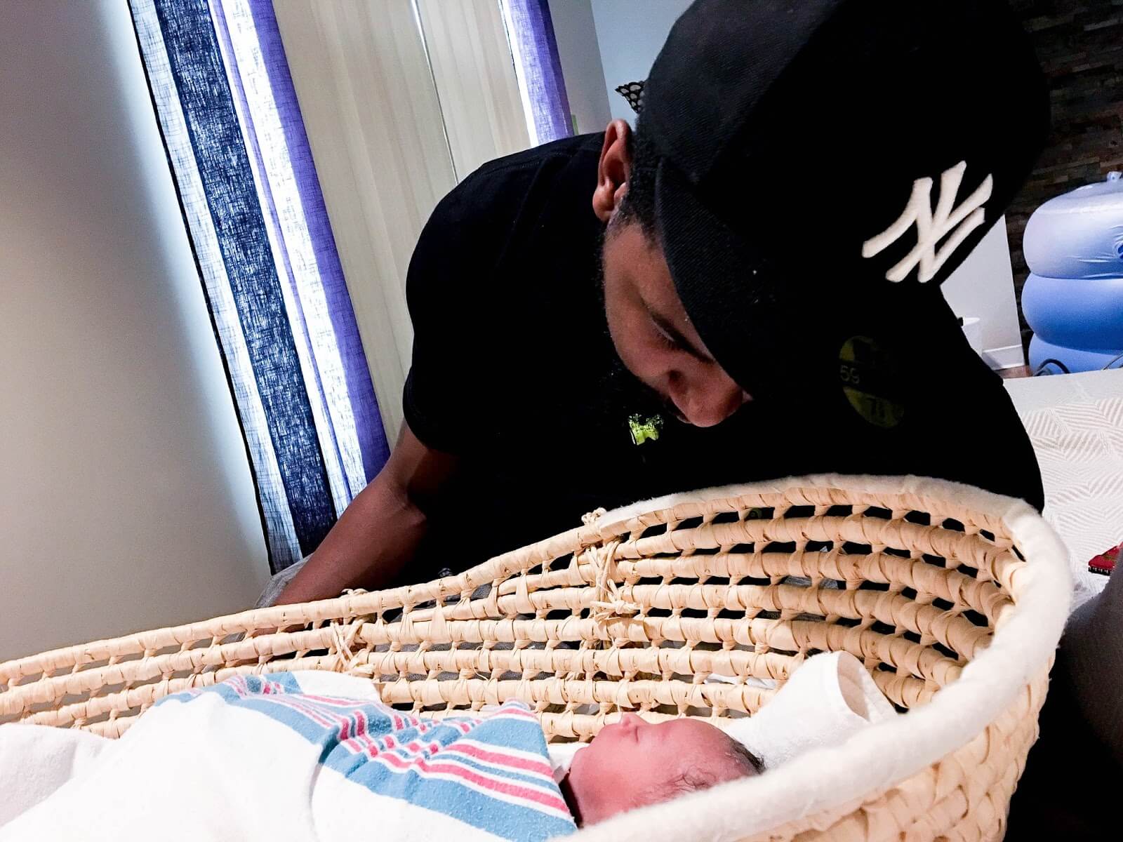 labor natural birth story baby Nala