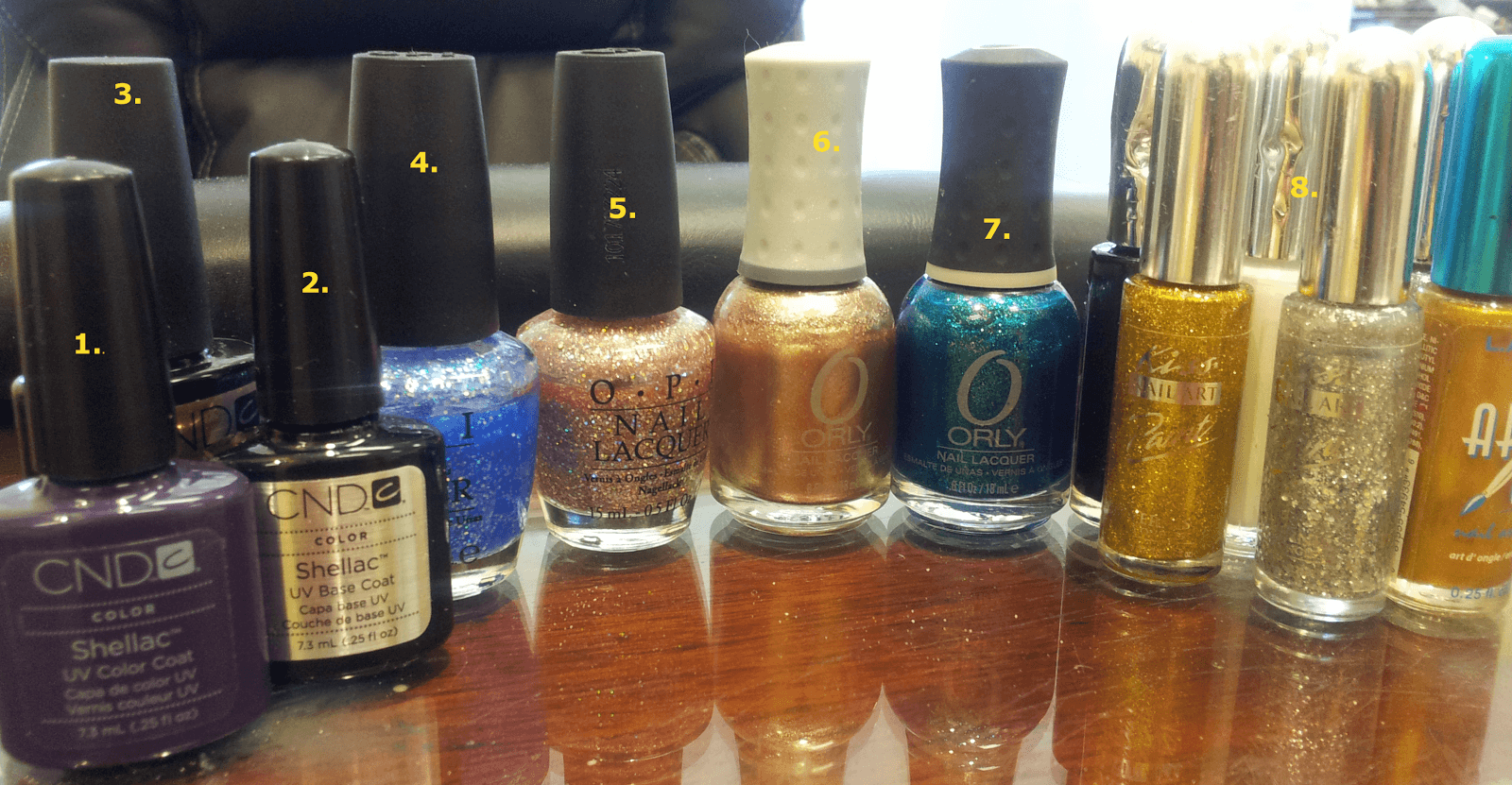 colors used for nail