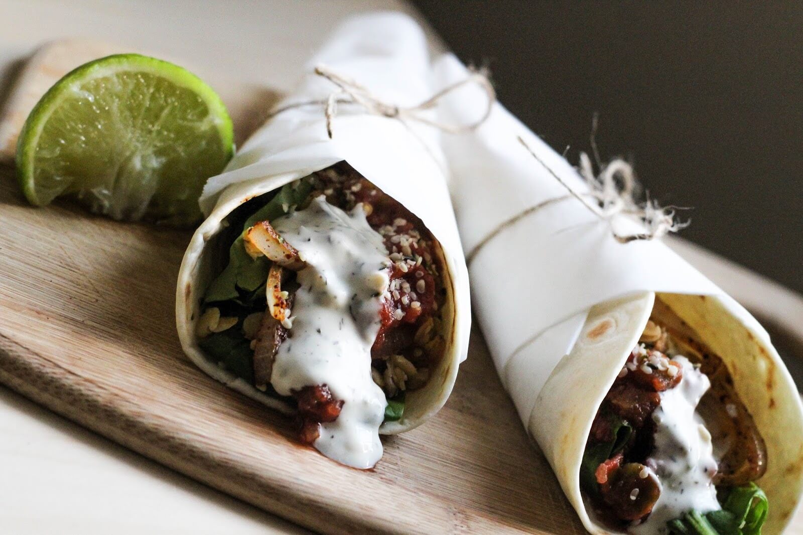 Red lentil tacos recipe