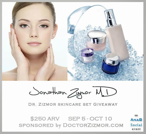 Dr. Zizmor Natural Skincare Giveaway